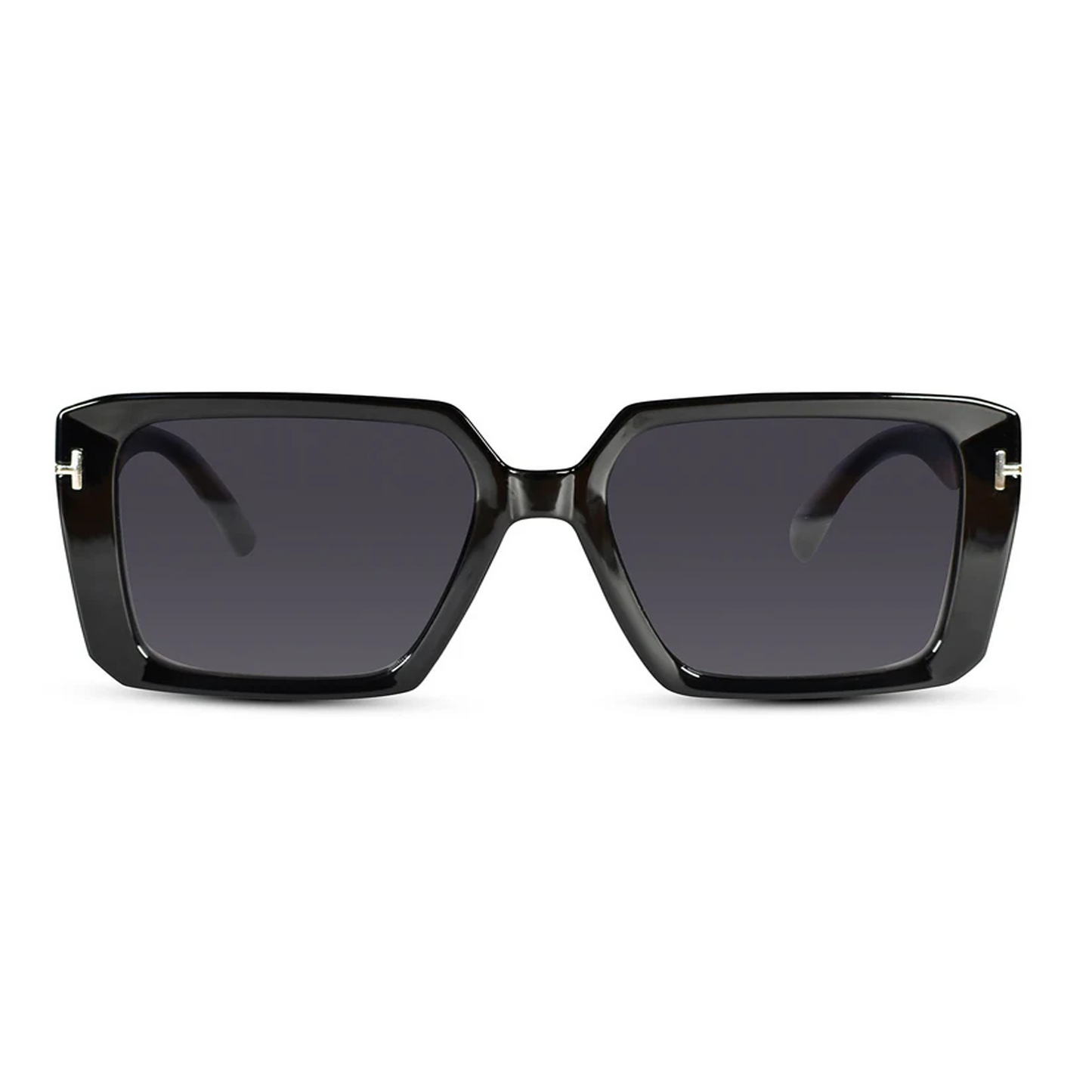 Black Full Rim Square UV Protected Sunglasses