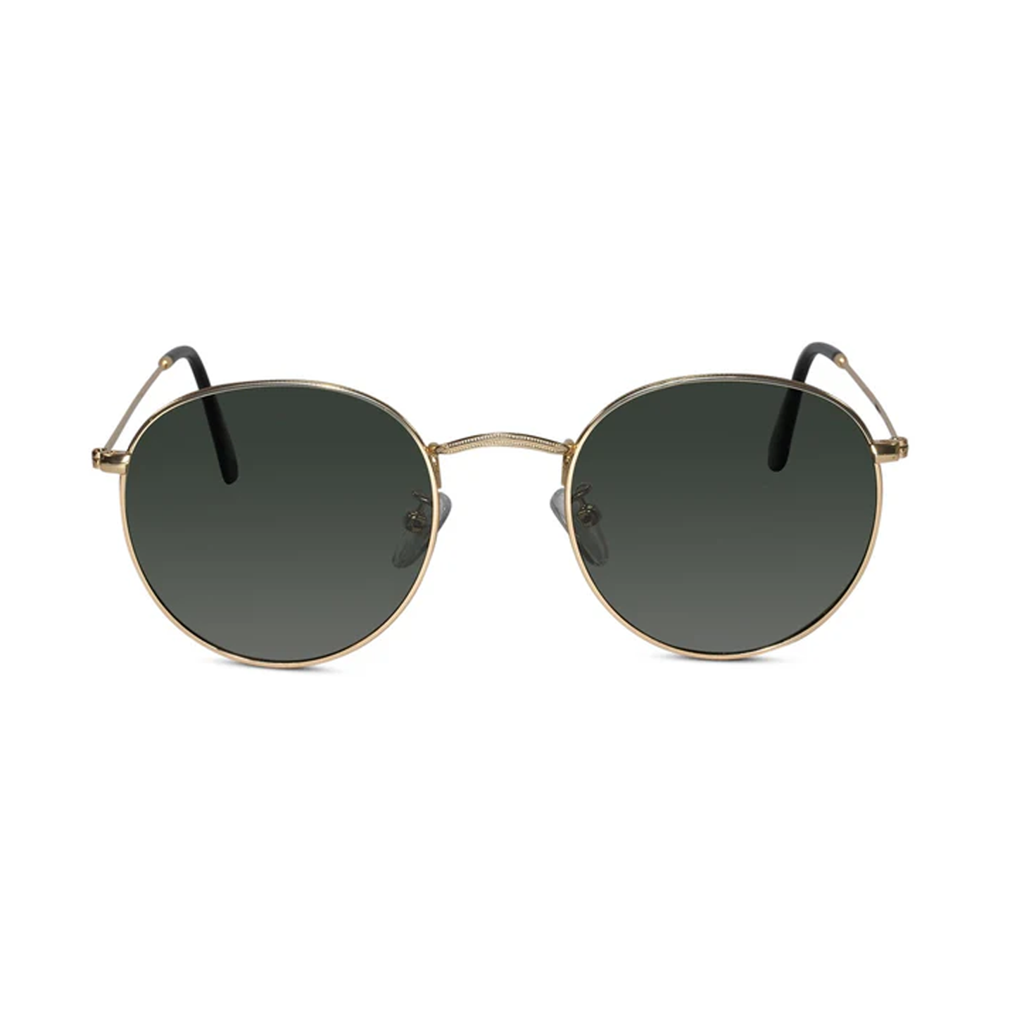 Vintage Golden Round Sunglasses For Men