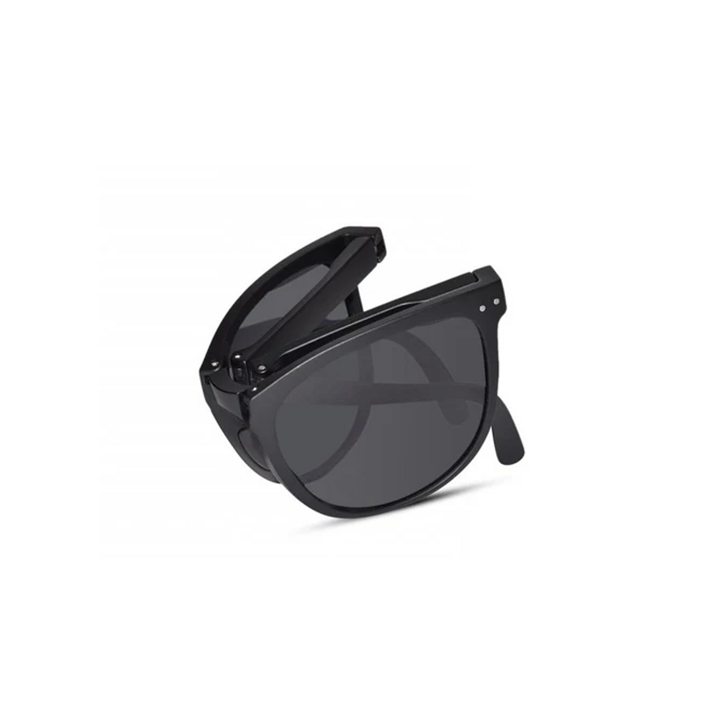 Wayfarer black foldable sunglasses For Men Women