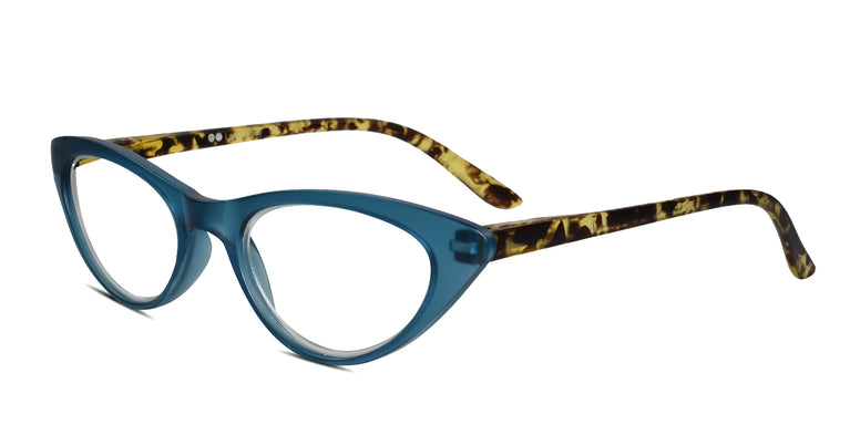 Reading Glasses for women blue With printed temple