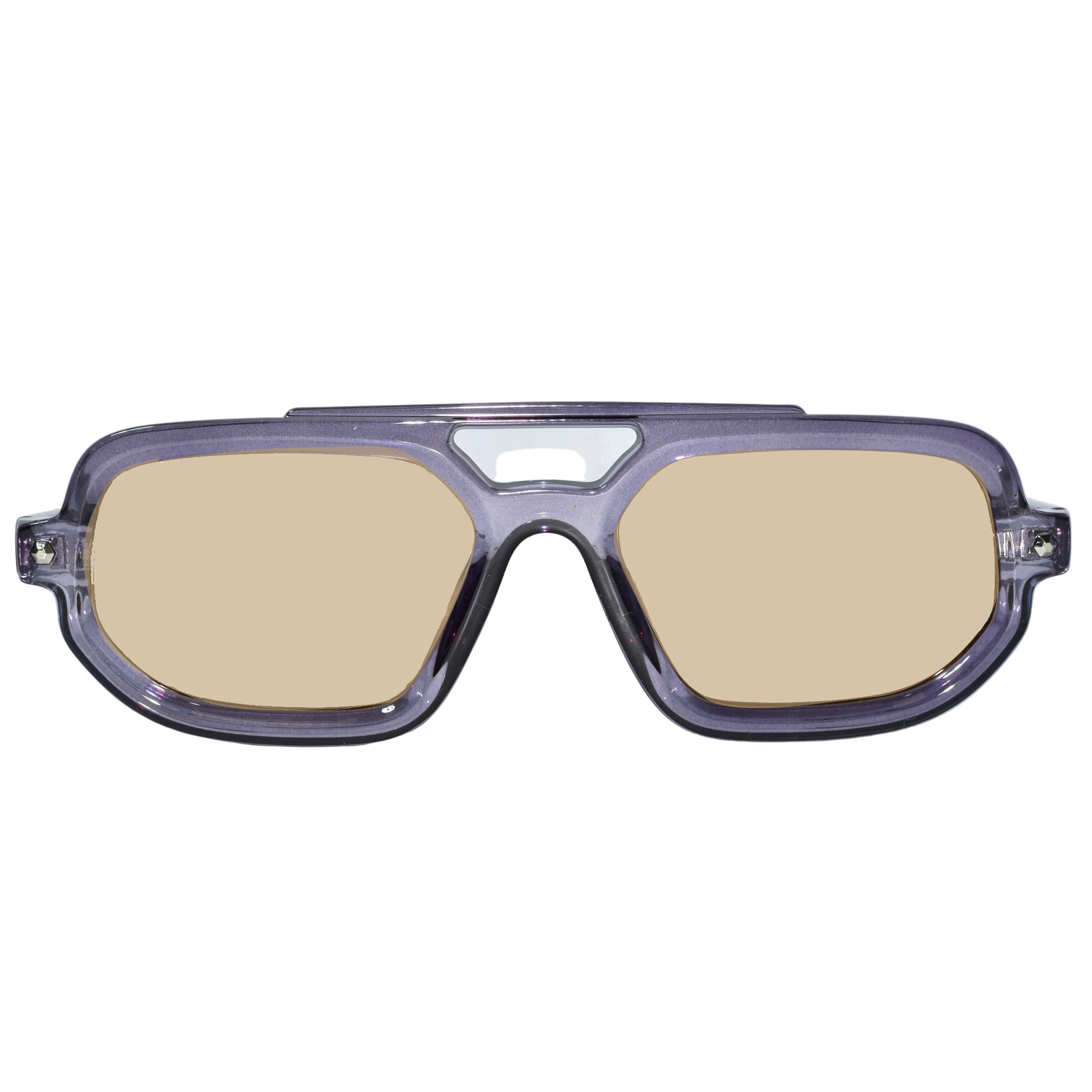 Luxury Matt Black Rectangular Sunglasses For Men & Women ELSSZ8822-BLK