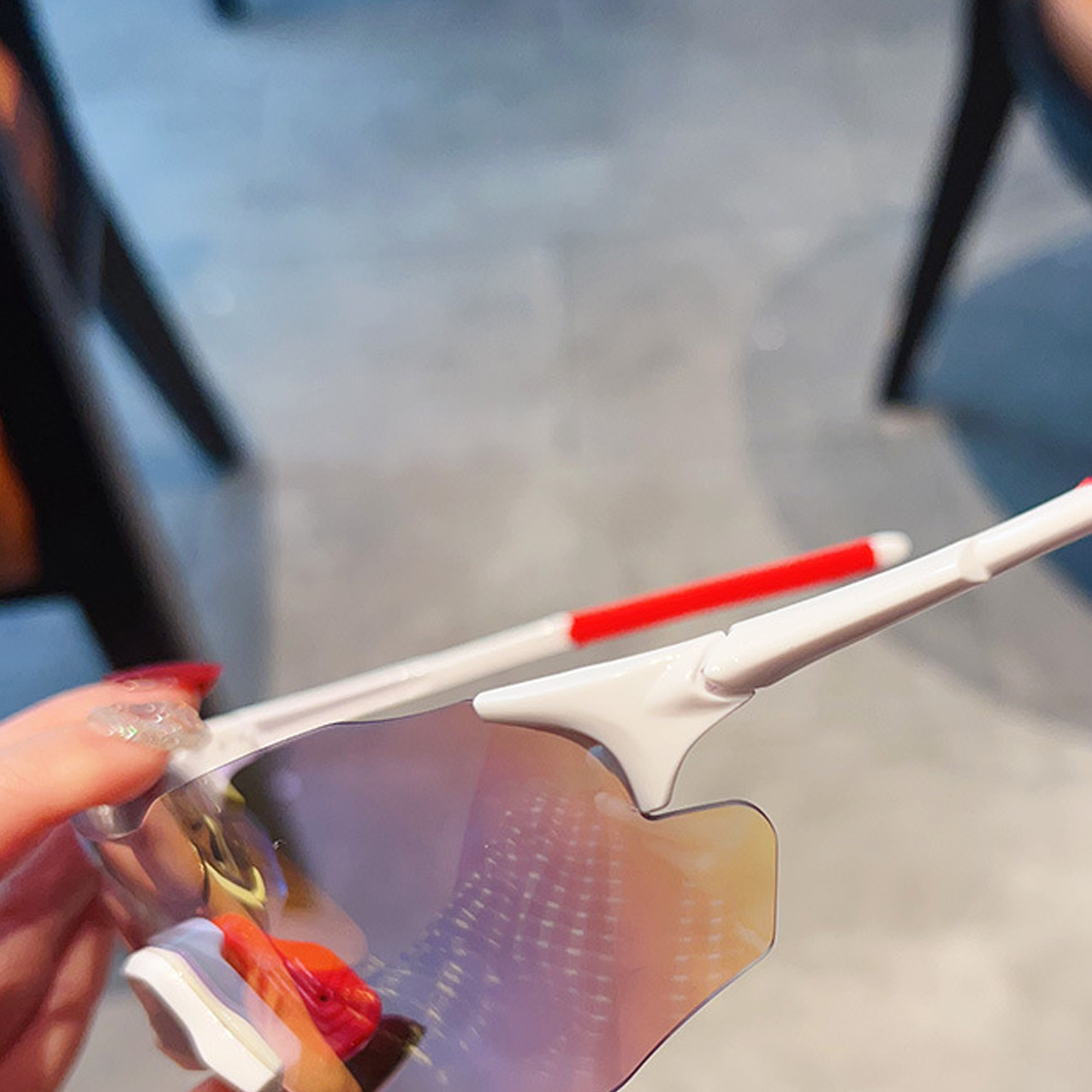 Photochromic Reflector Sports Sunglasses