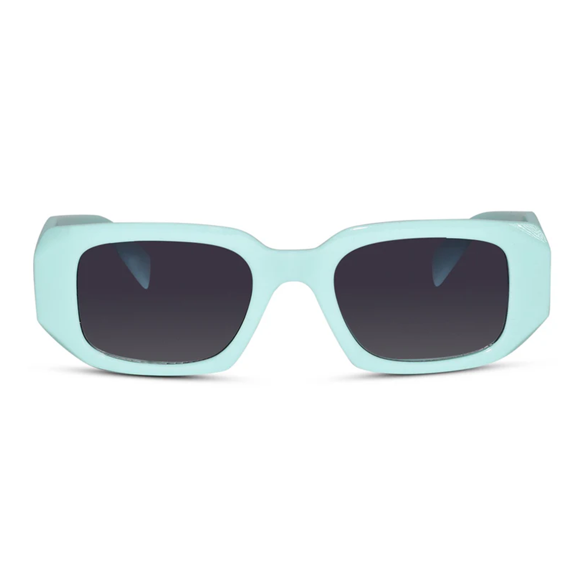 Designer Rectangle kids Green Sunglasses