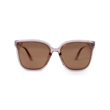 Crystal Brown  Oversize Cat eye Sunglasses