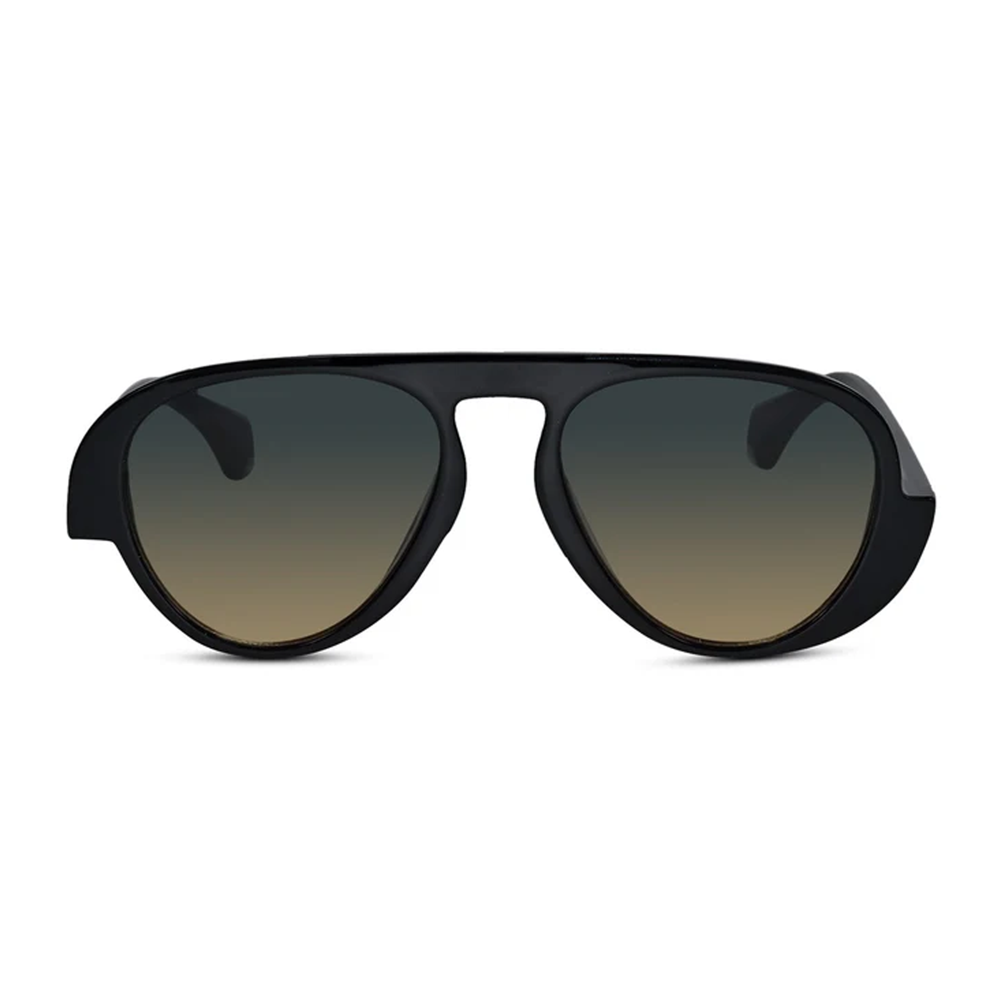 Stylish Pilot Shape Black Sunglasses