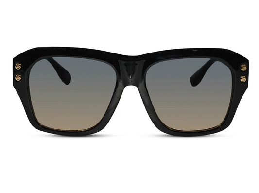 Black Bold Rectangular Sunglasses Men & Women