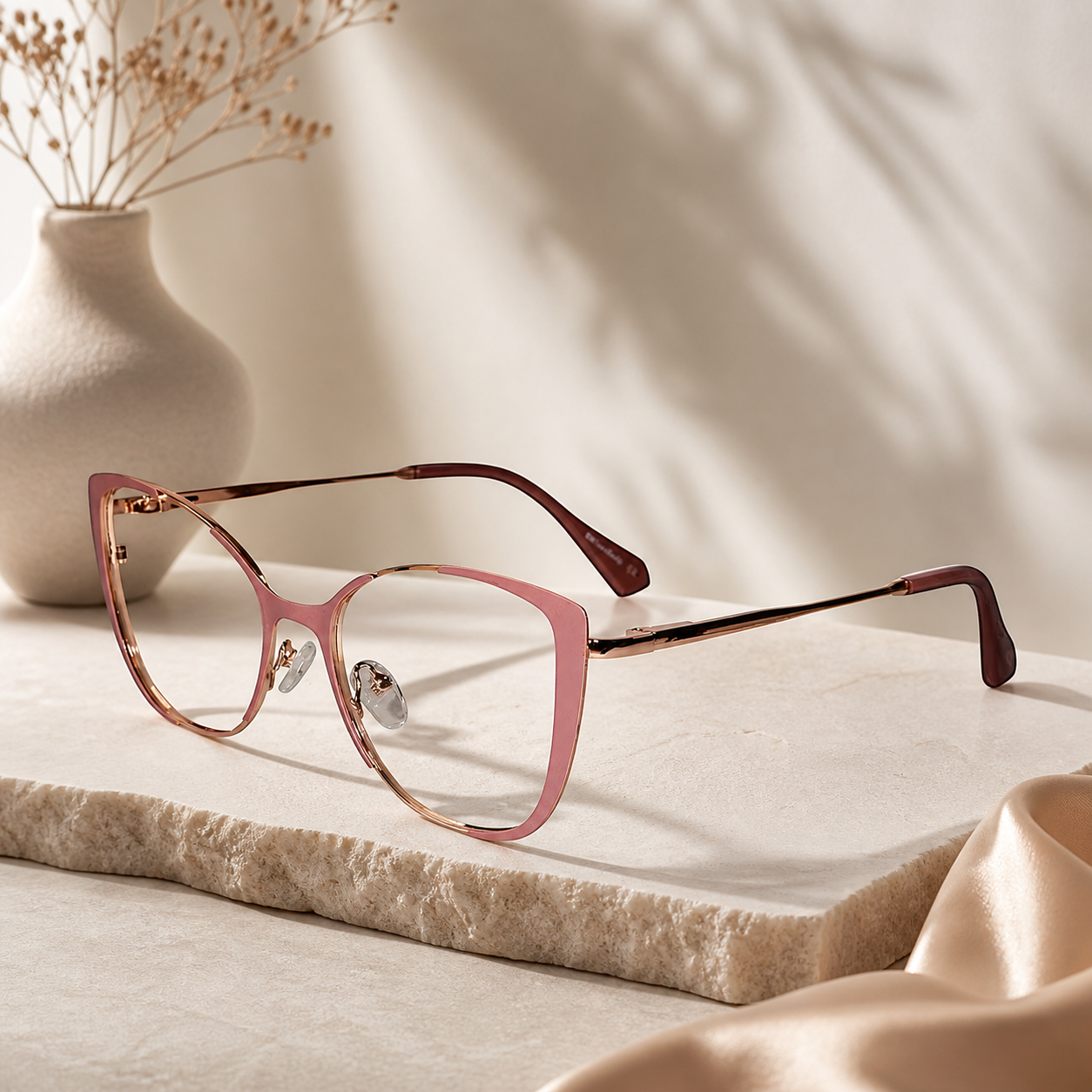 Pink Cat eye Eyeglasses for women LKE0002-PNK