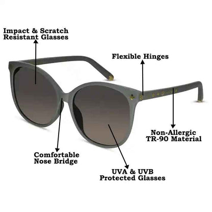 Black Cat eye Sunglasses For Women