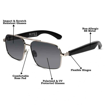 Smart Marshall Shape Sunglasses For Men