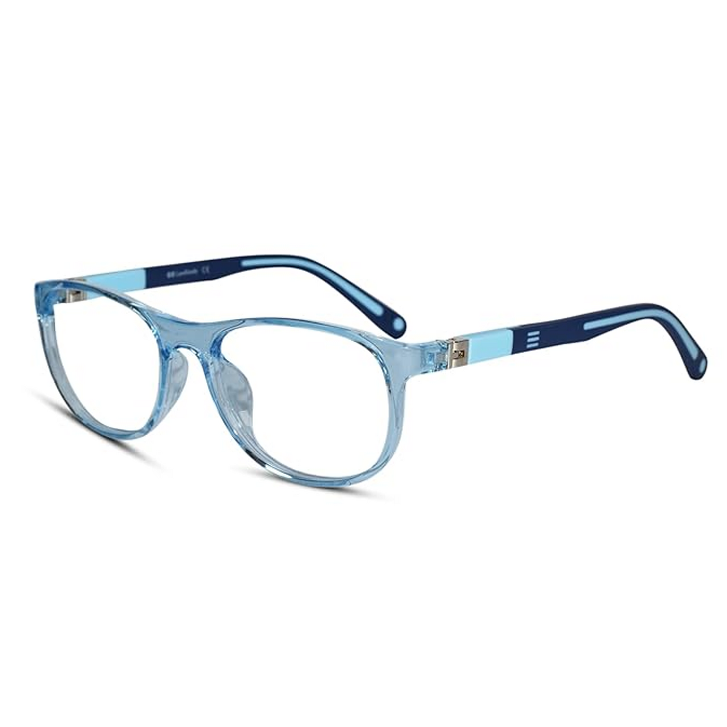 Blue Rectangular Eyeglasses For Kids