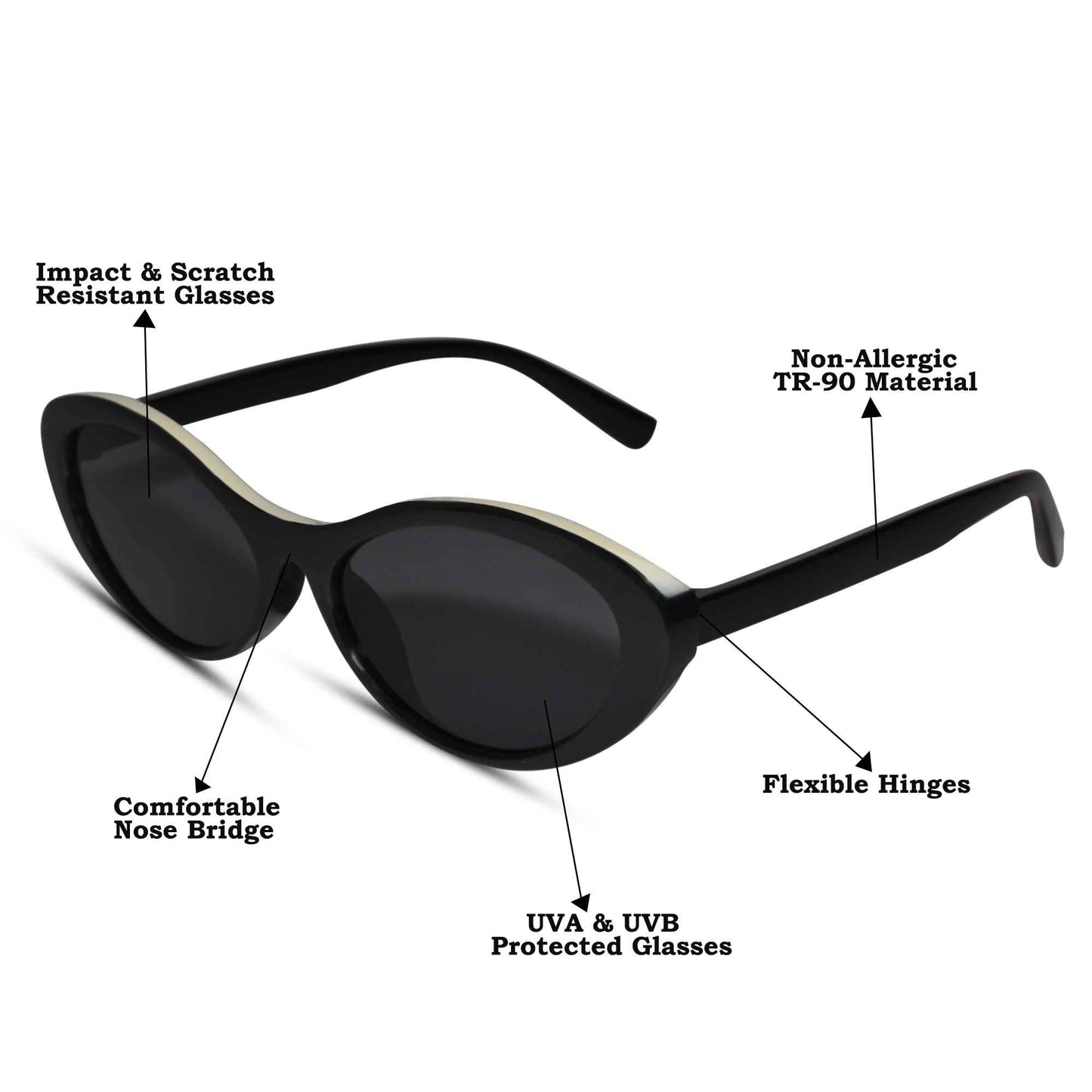 Brown Cat eye Sunglasses For Women