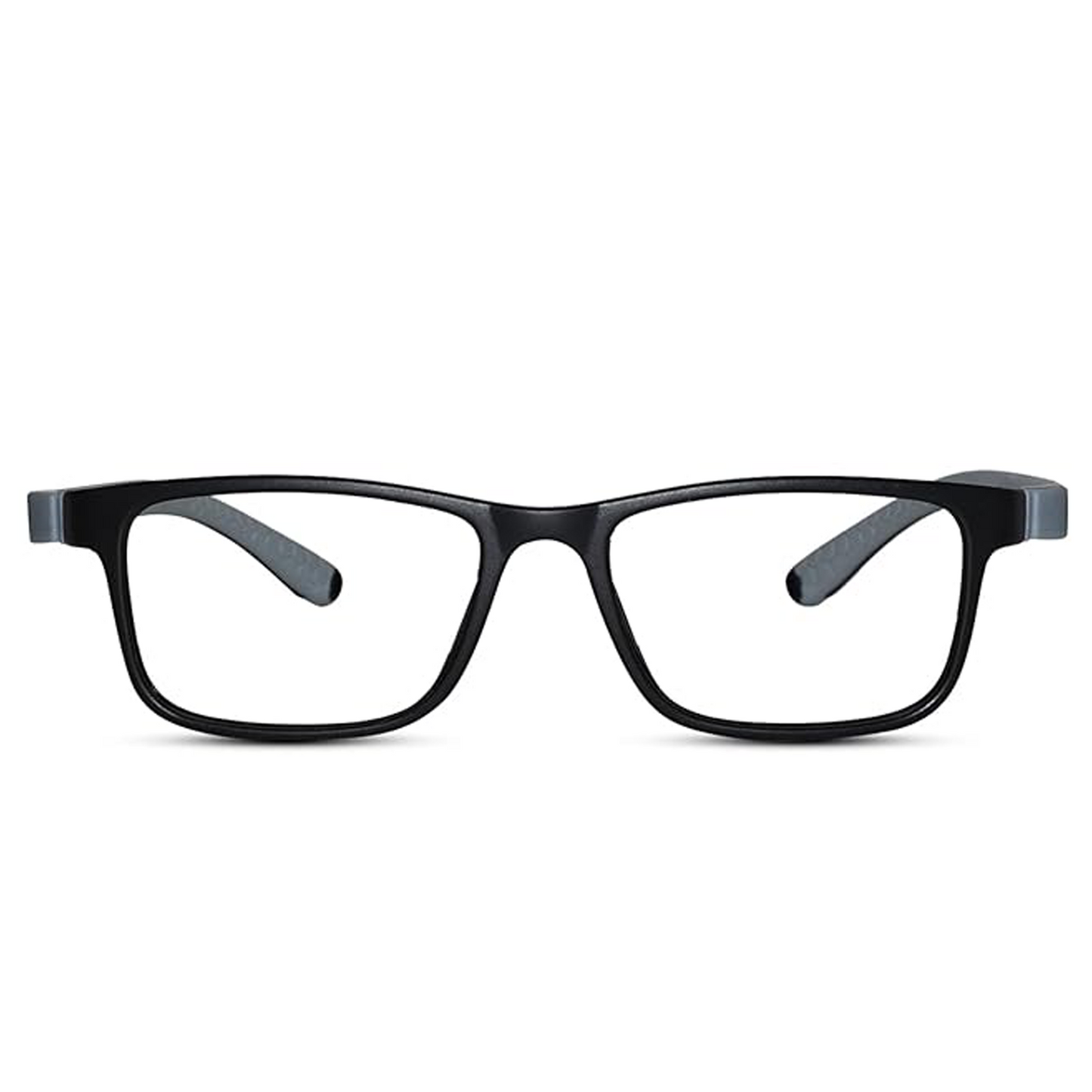 Flexible Full Rim Blue Rectangle Eyeglasses 6-10 yrs