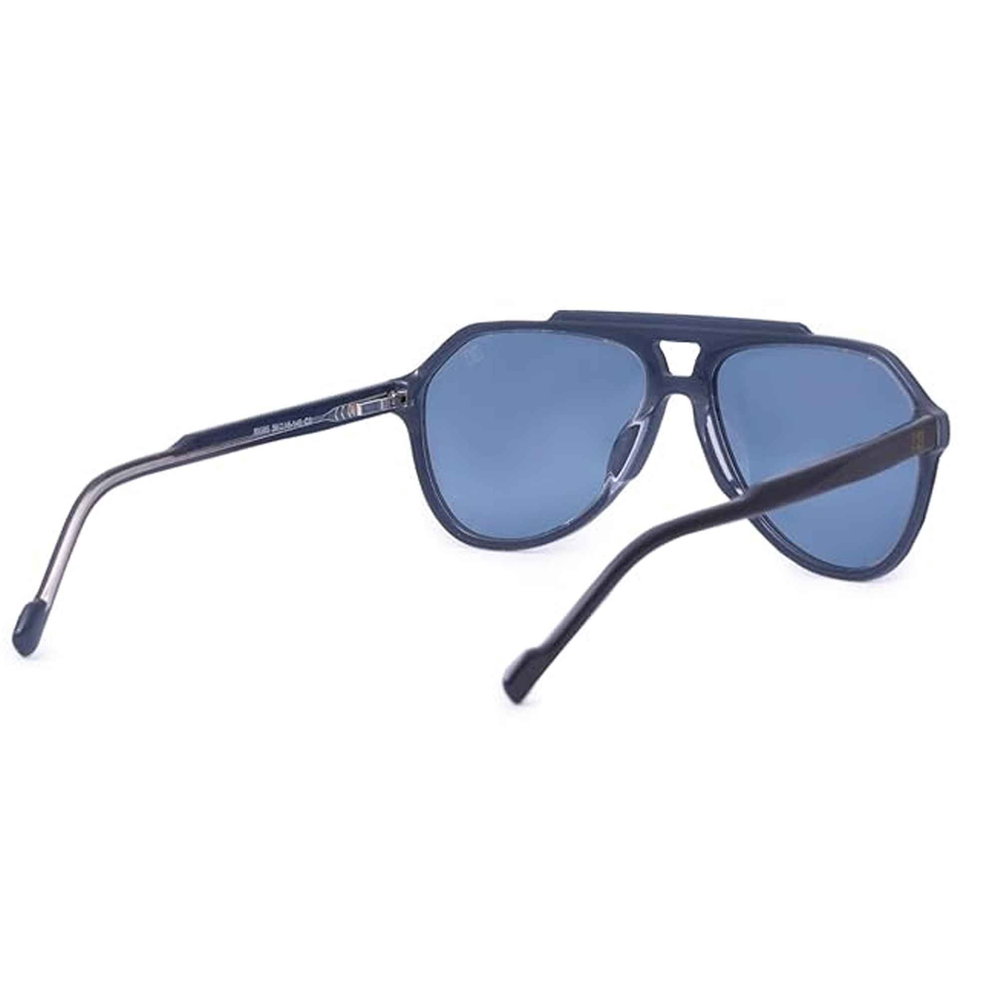 Luxury Black-blue sunglass Aviator Shape For Men ELS89985-LBU