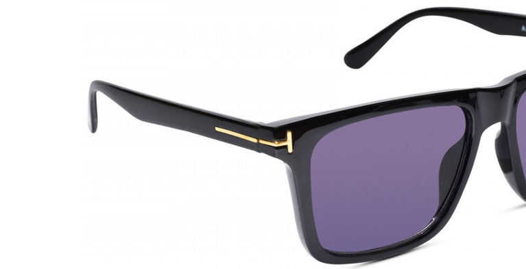 Stylish Rectangular Black Sunglasses