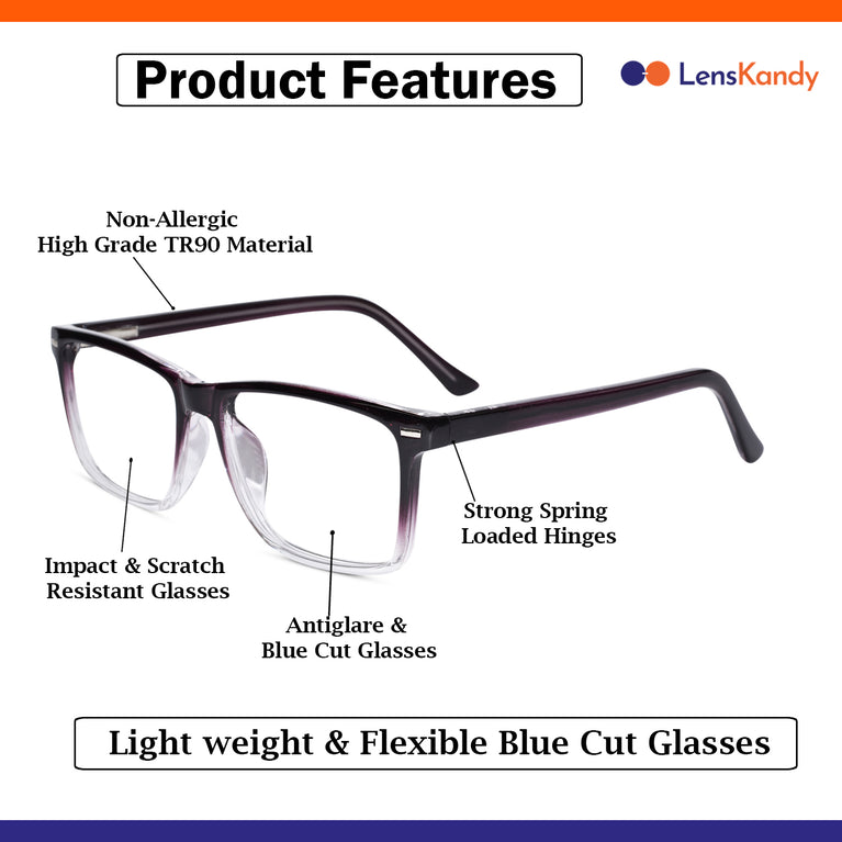 Rectangular Reading glasses for Men & Women