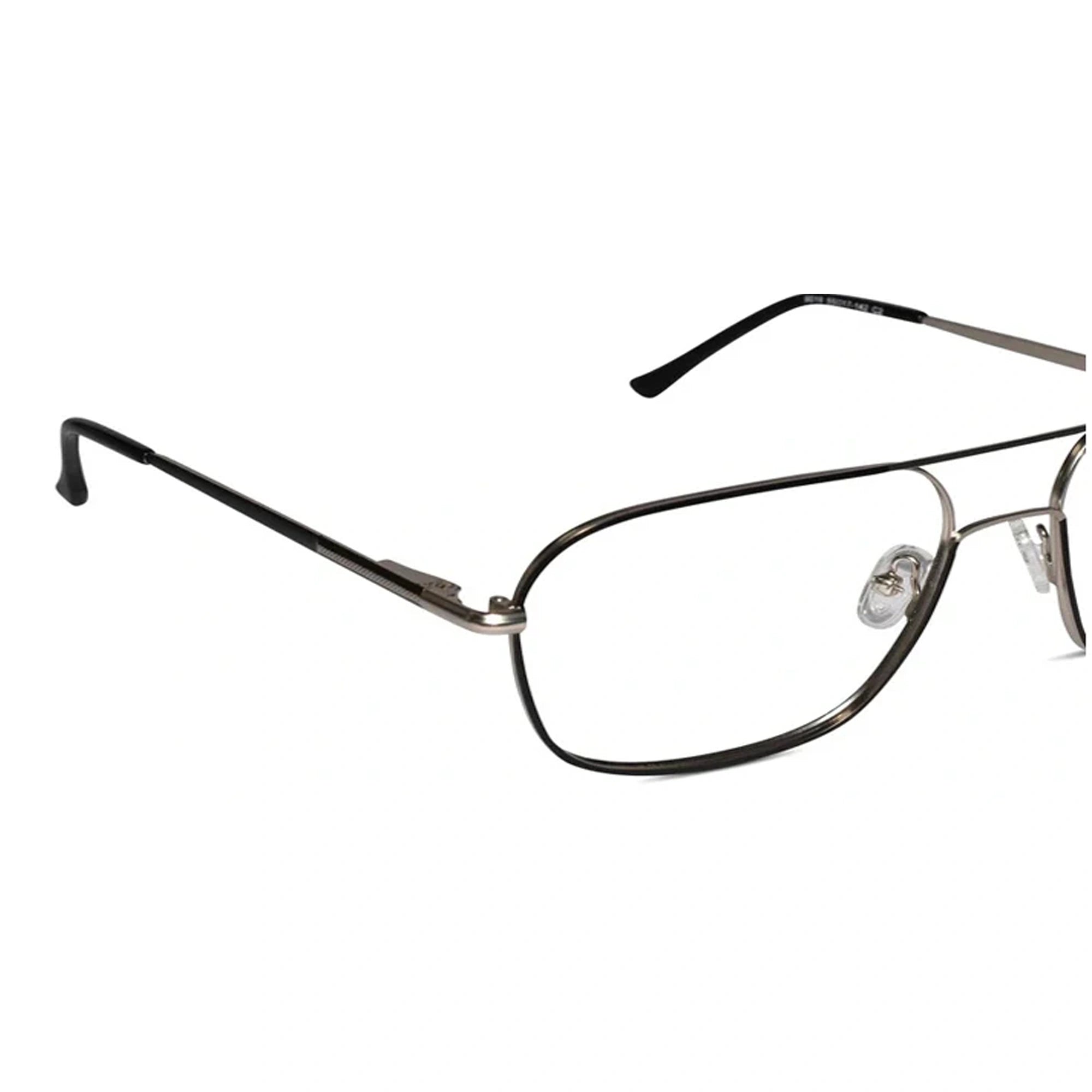 Black Aviator Eyeglasses & Computer Glasses For Men ELE9019-BLK