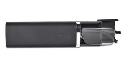 Readers Matte Black Half Rim Rectangle