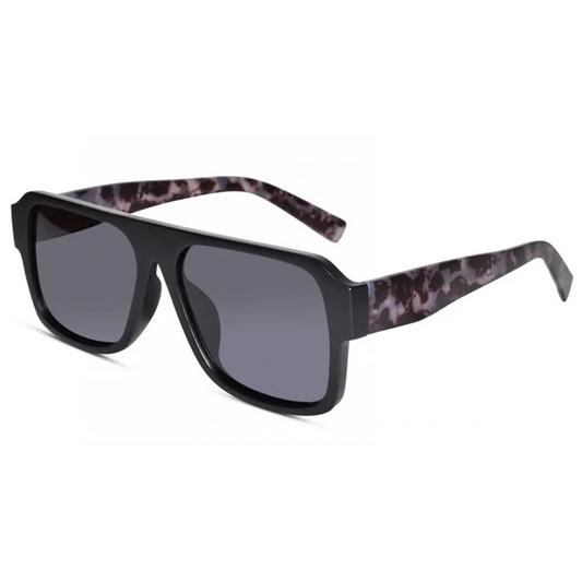 Stylish Black Rectangular Wayfarer Sunglass