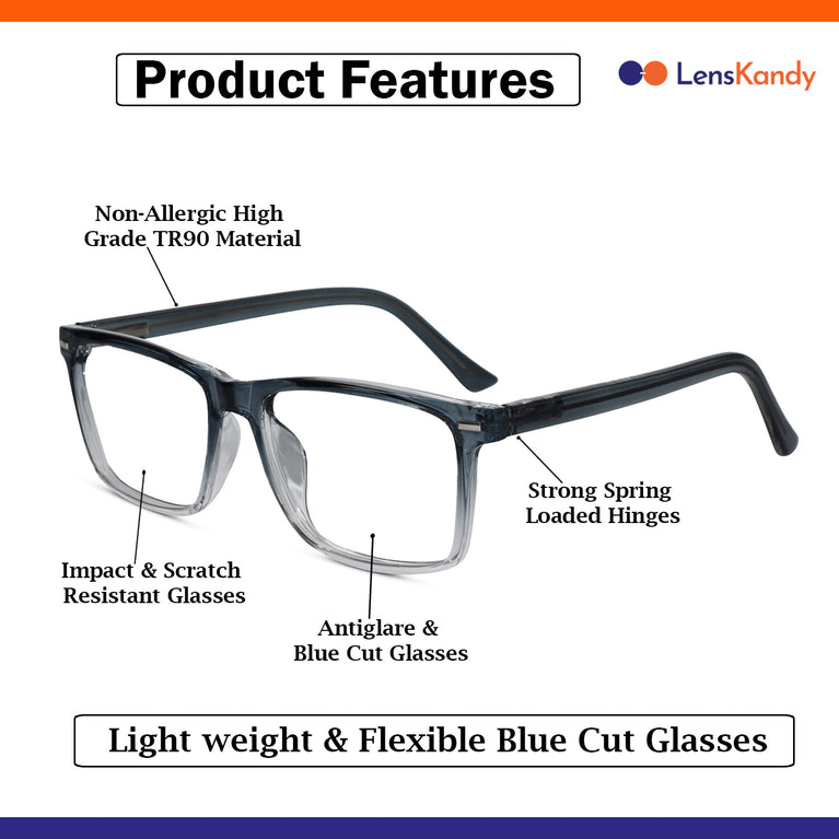 Rectangular Reading glasses for Men & Women