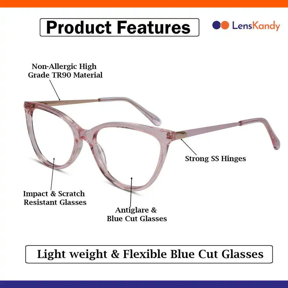 Pink Cat eye Reading Glasses For Women