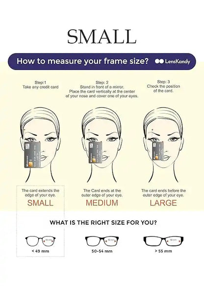Antiglare Rectangular Rimless  Men & Women