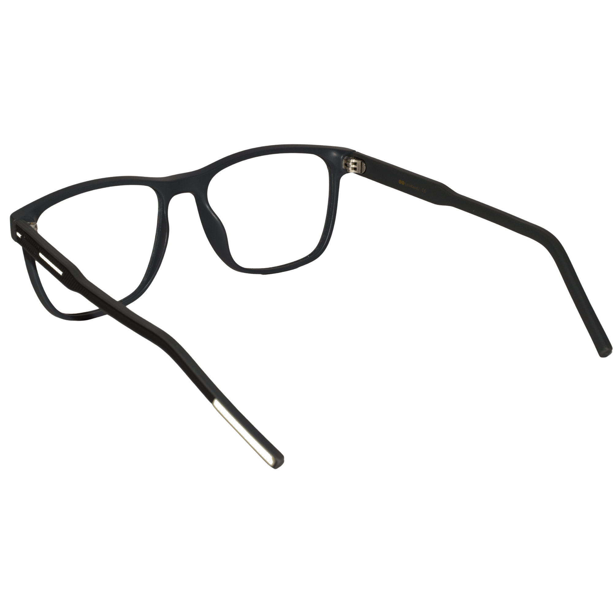 Matt Black Rectangle Eyeglasses & Computer Glasses