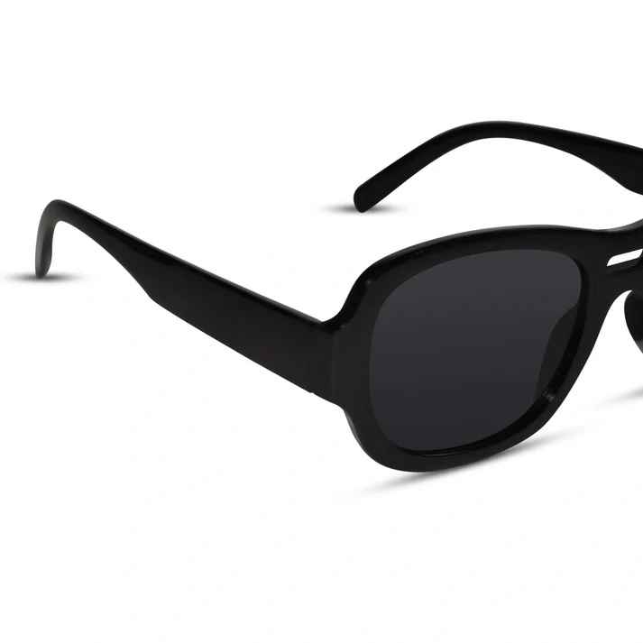 Black Aviator Sunglasses For Men & Women