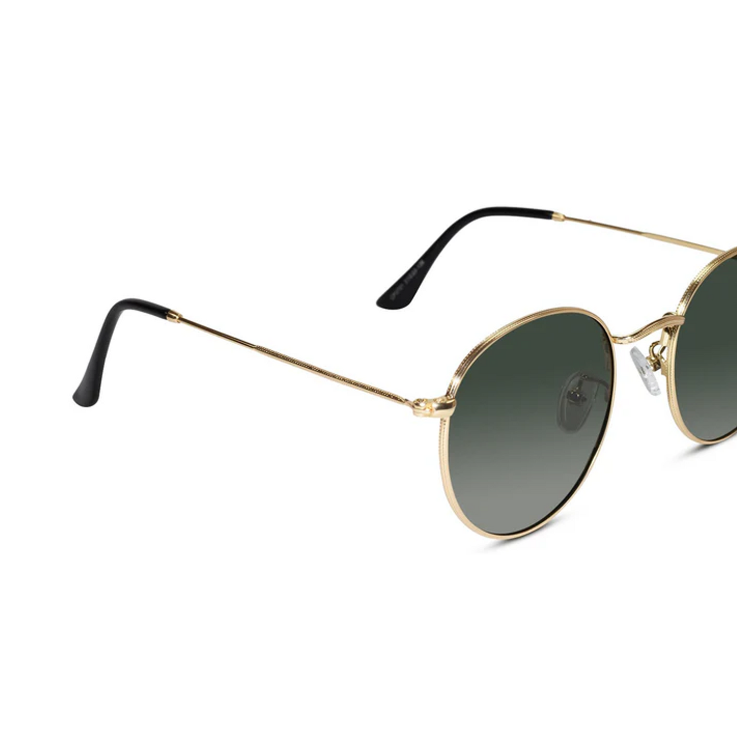 Vintage Golden Round Sunglasses For Men