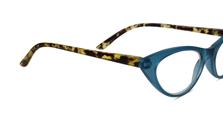 Reading Glasses for women blue With printed temple