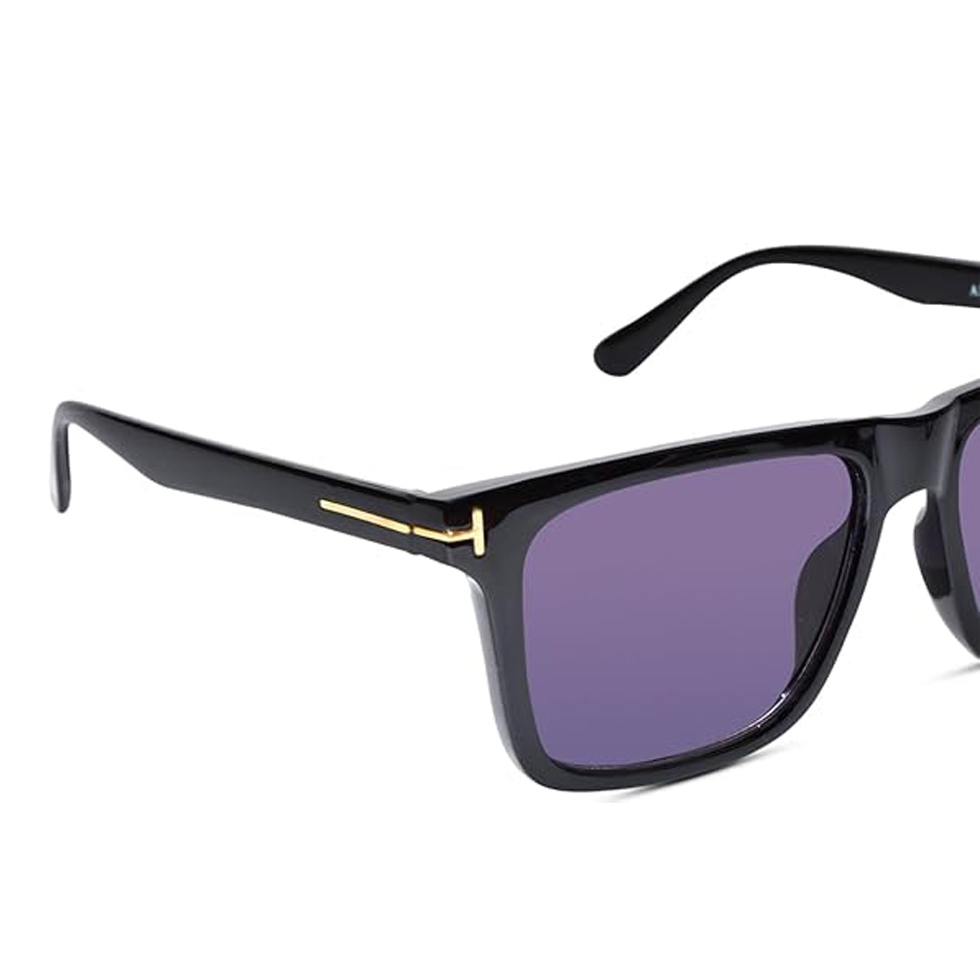 Classic Square UV Protected Sunglasses For Men LKSA12-BLK