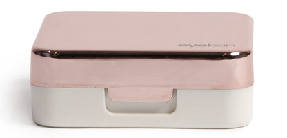 Eyekan Travel Contact Lens Case Box with Mirror (Rose Gold)