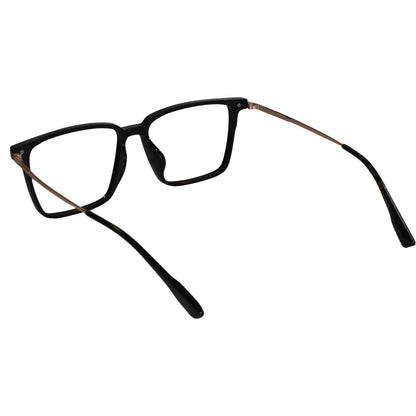 Rectangular Black-Gold eyeglasses For Men