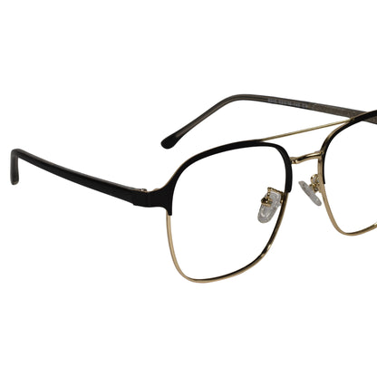 Aviator Metal Clip On Eyeglasses For Men