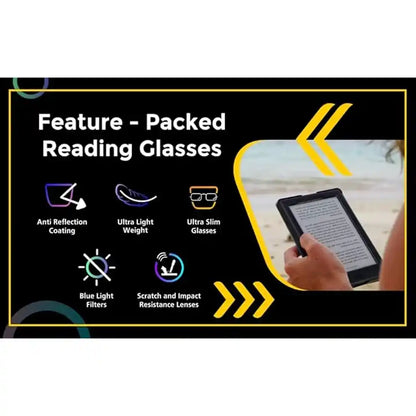 Cateye Shape Reading Glasses for Women | Scratch Reistant Antiglare & Blue Cut Lenses | Accurate Power | Available Power 1.00 1.25 1.50 1.75 2.00 2.25 2.50 2.75 3.00