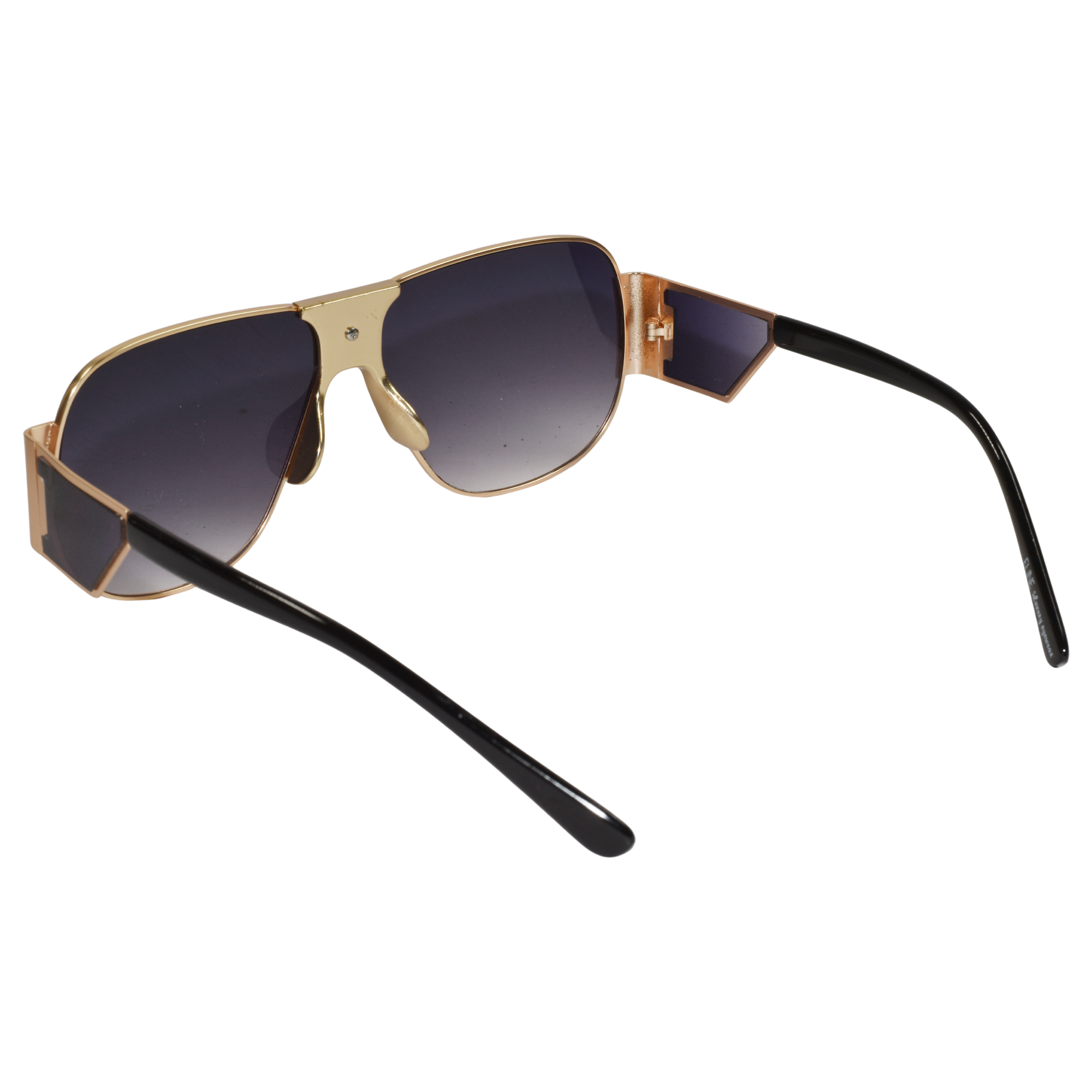 Designer Aviator Metal Sunglasses For Men LKS1890-BLK