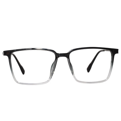 Dual-Tone Rectangular Eyeglasses For Men