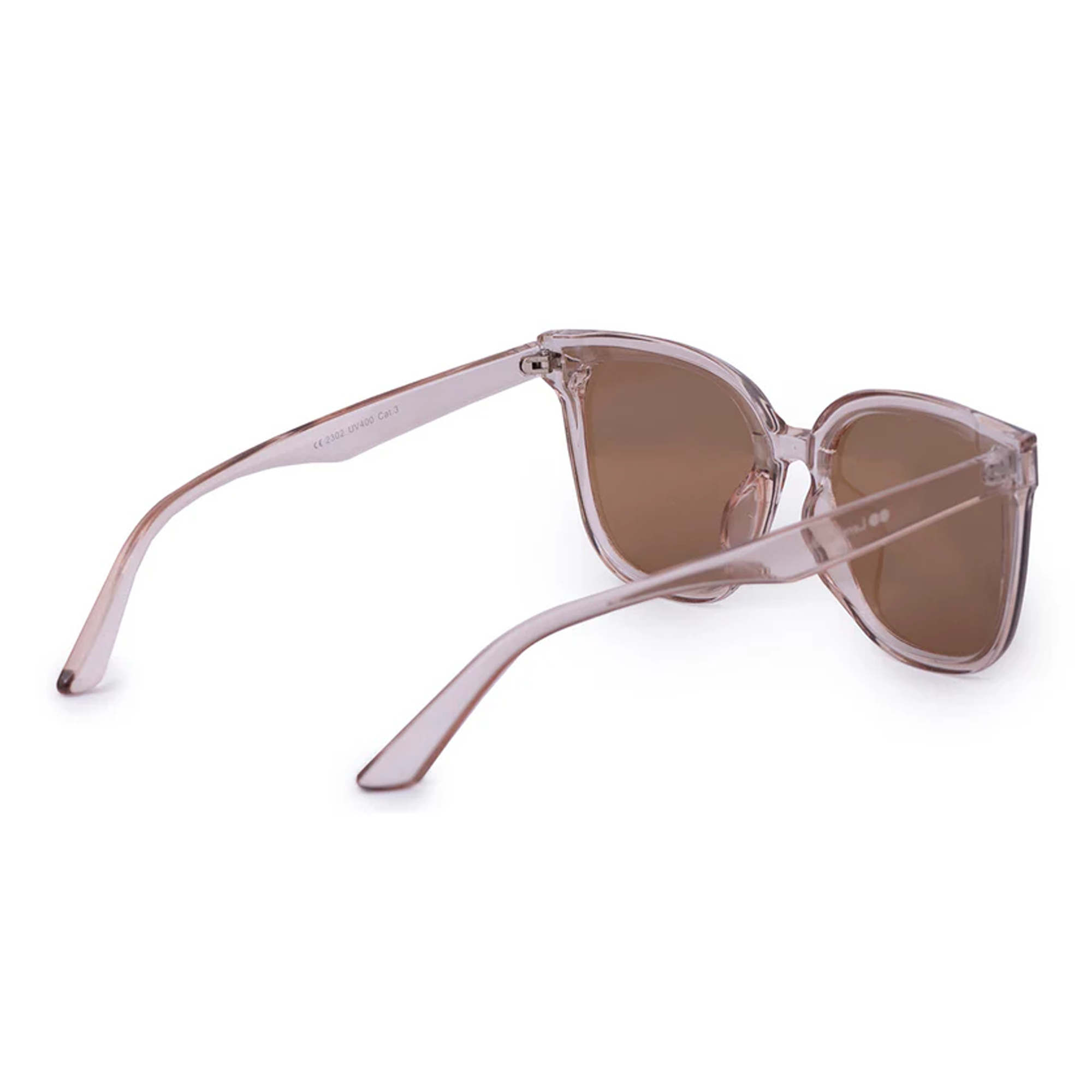 Crystal Brown  Oversize Cat eye Sunglasses LKS2302-BRN