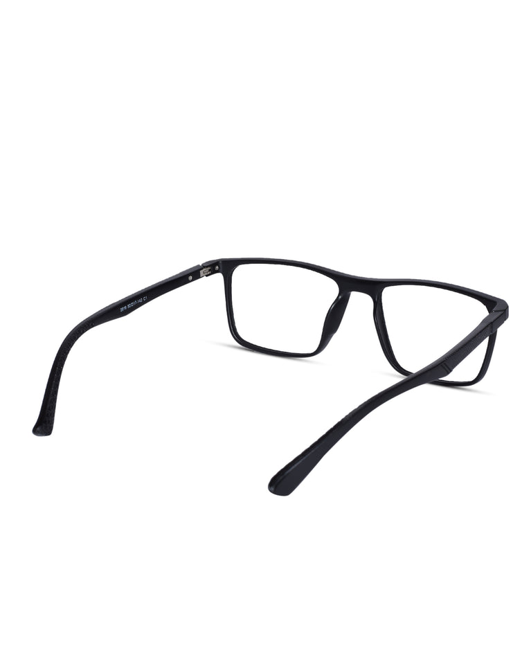 Blue rectangle reading glasses for men