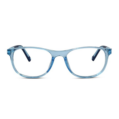 Blue Rectangular Eyeglasses For Kids