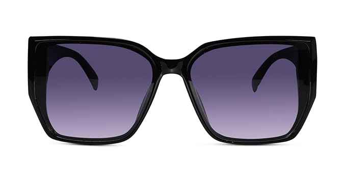 Bold Brown Designer Square Sunglasses