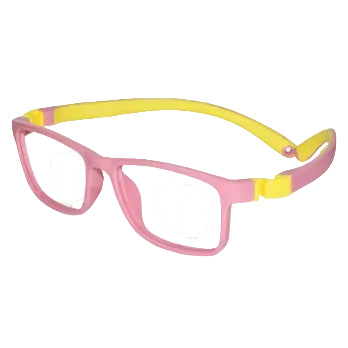 Kids Pink Flexible  Eyeglasses For Kids LKEKTR52-PNK