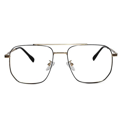 Blue Cut Photochromic Lens with Anti Glare  Square Full Frame Rectangular Men
