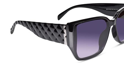 Bold Brown Designer Square Sunglasses