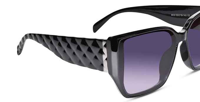 Bold Brown Designer Square Sunglasses