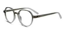 Crystal Green Hexagonal Eyeglasses For Women