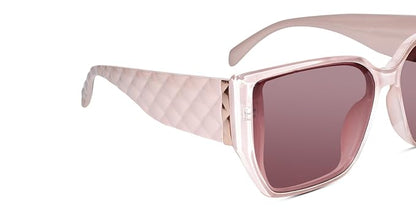 Bold Brown Designer Square Sunglasses