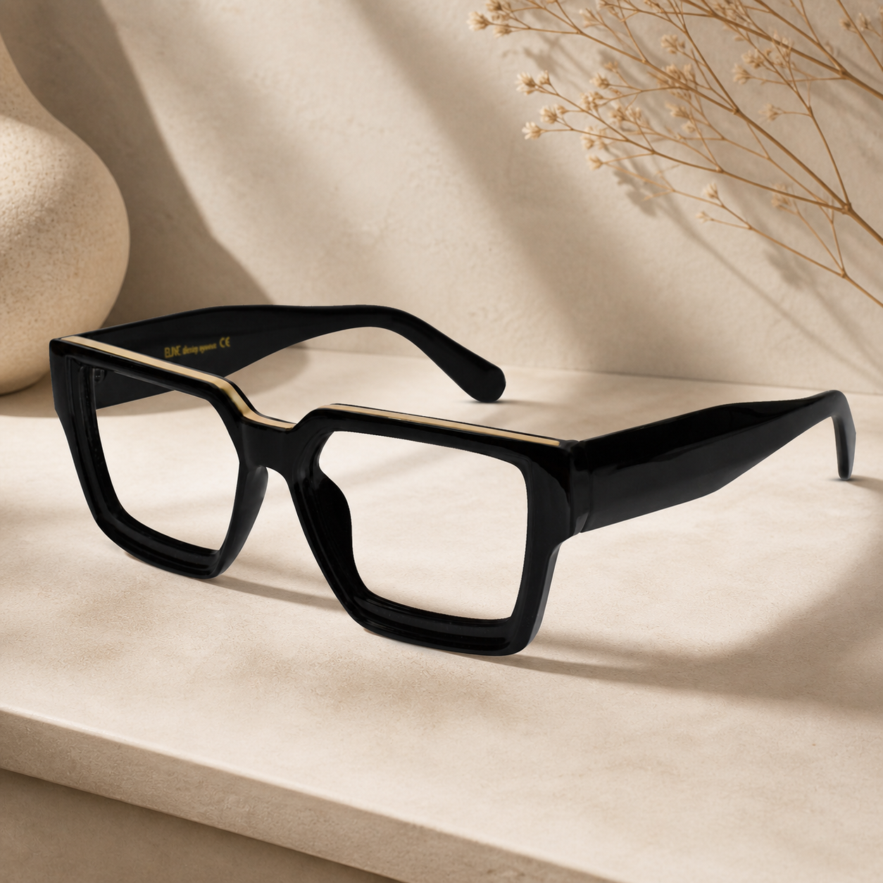 Black Bold Wayfarer Eyeglasses ELS700-BLK