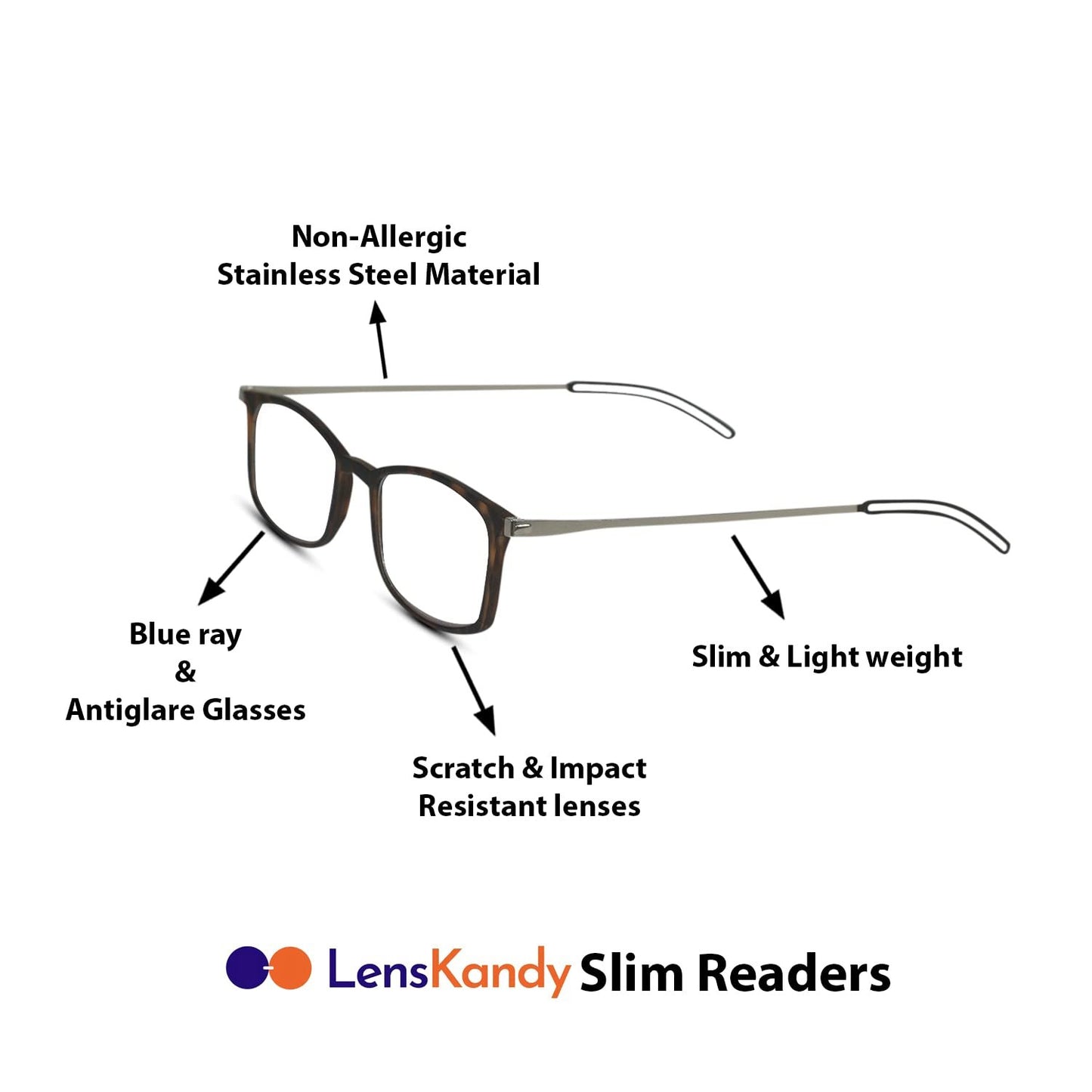 Slim Reading glasses for men & Women