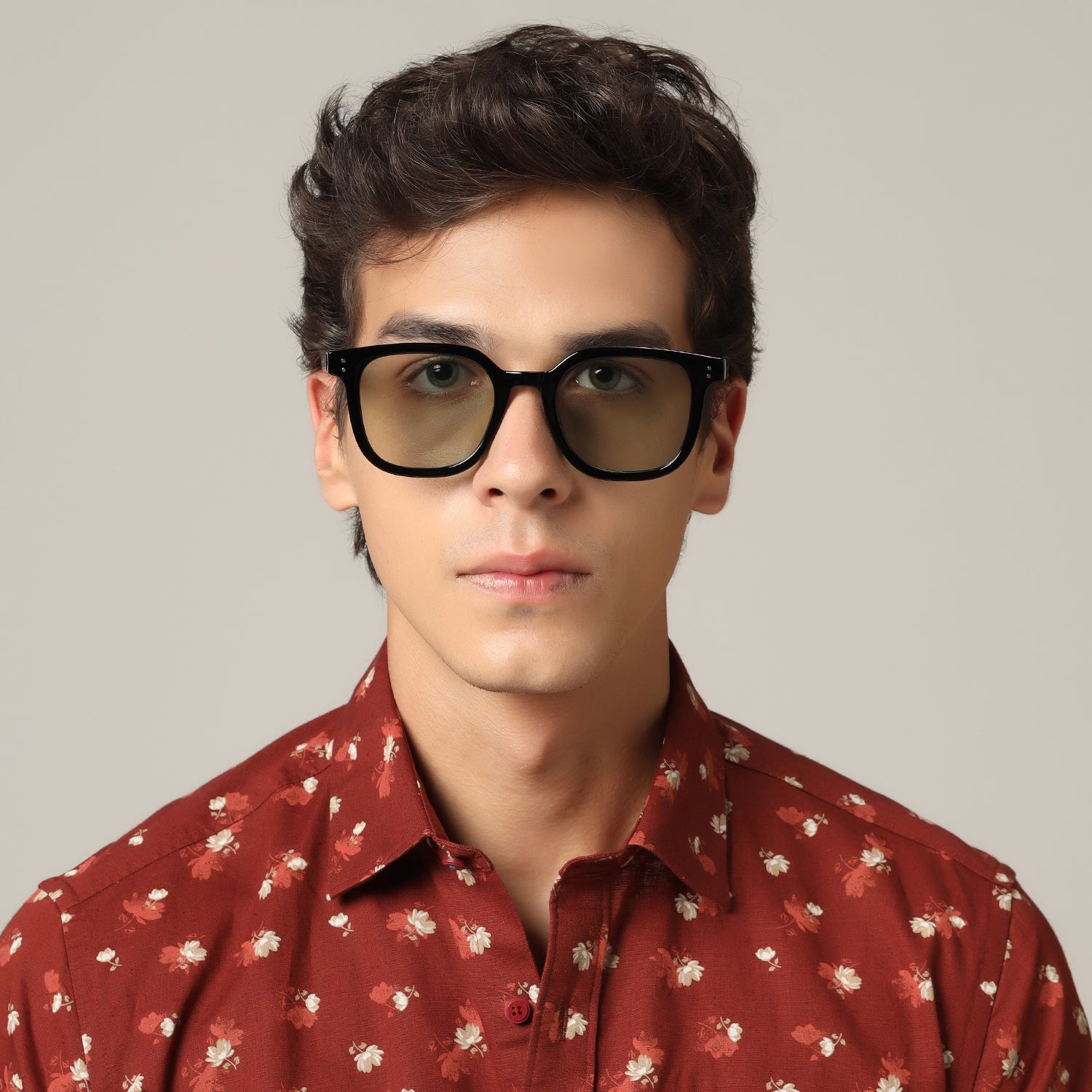 Wayfarer Green Tint Sunglasses For Men & Women