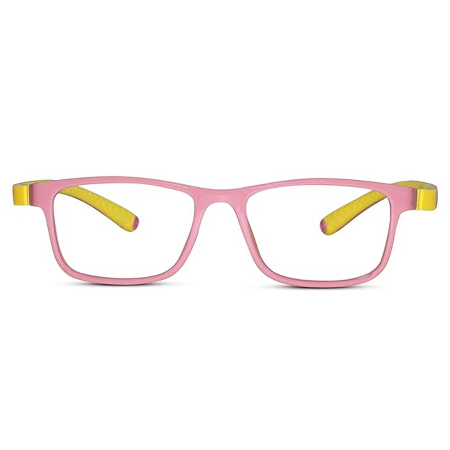 Flexible Full Rim Blue Rectangle Eyeglasses 6-10 yrs